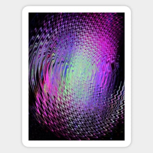 swirl zigzag abstraction Sticker